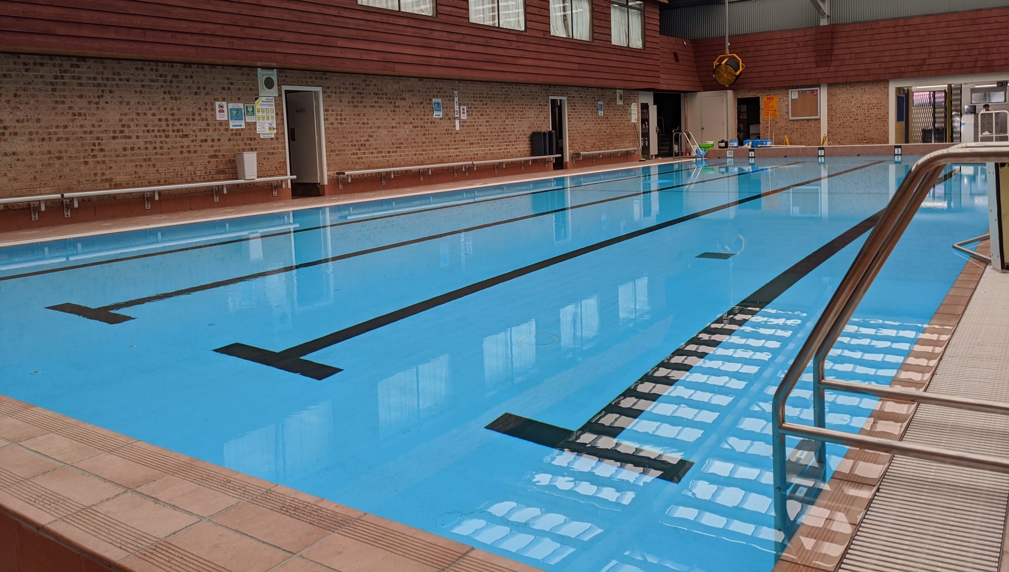 Heated indoor pool