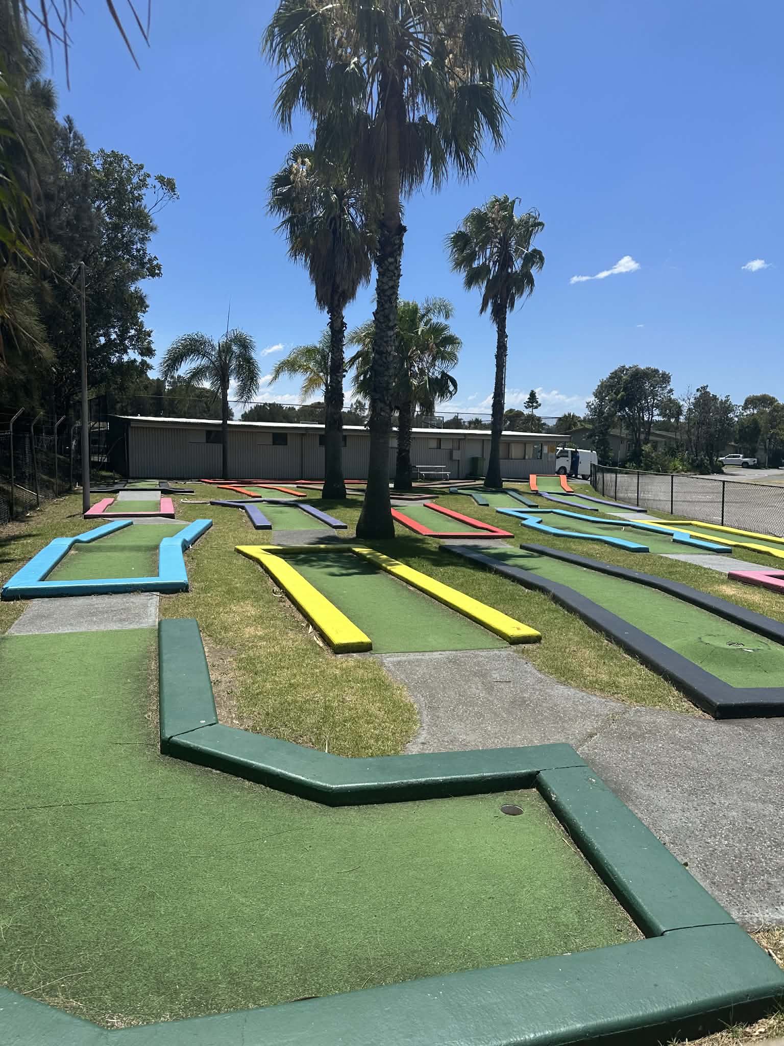 Mini golf at the resort